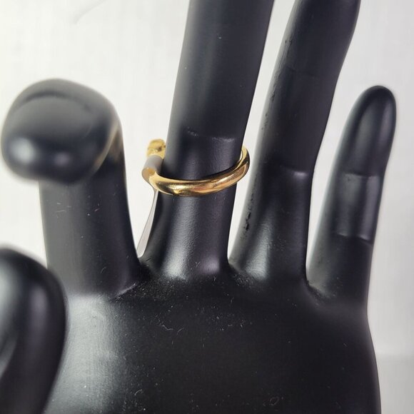 Revolve Peter+June Casual Classic Animal Adjustable Gold-Tone Dog Ring - Picture 2 of 4